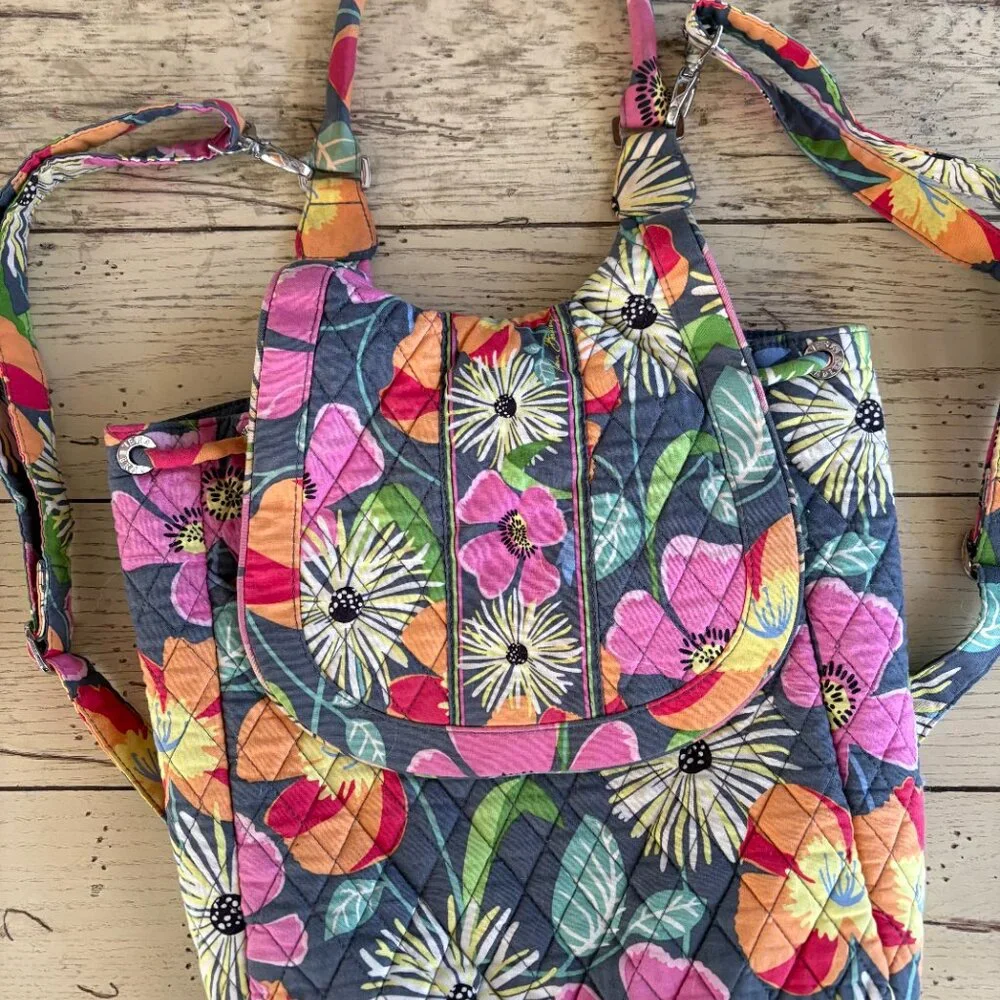 Vera Bradley Backpack Tote with Removable Straps - Picture 2 of 10